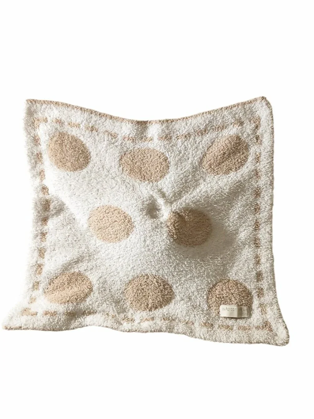 Barefoot Dreams Cozy Chick Bear Polka Dot Lovey Security Blanket 17